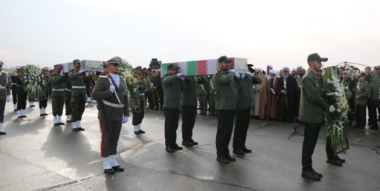 پیکر مطهر ۴ شهید گمنام وارد ارومیه شد