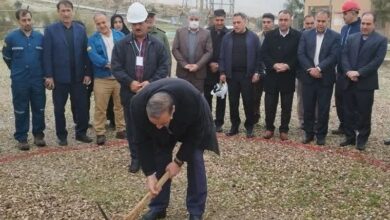 کلنگ‌زنی فاز دوم میدان گازی تنگ‌بیجار ‌چوار‌