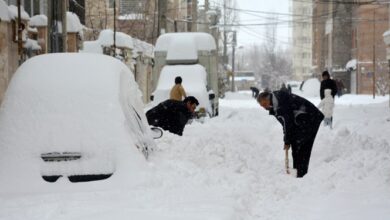 اردبیل غرق در برف؛ از وضعیت قرمز شهرها تا کمک آفرودسواران به مردم