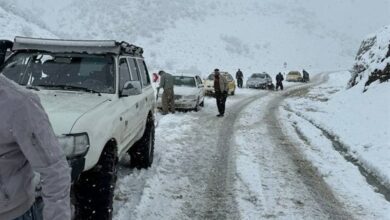 بارش برف و باران تا اواخر هفته در کردستان/ وقوع بهمن و مسدودی جاده‌ها