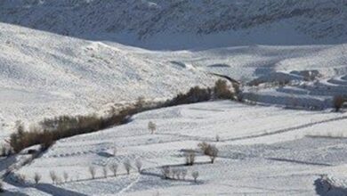 برف راه ارتباطی ۵۰۰ روستای لرستان را مسدود کرد