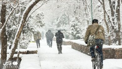 برف مدارس 8 شهر آذربایجان‌شرقی را تعطیل کرد