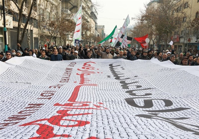 برگزاری «راهپیمایی جمعه‌های خشم و انزجار» در مشهد + عکس