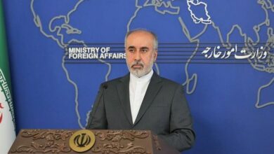 _تأکید_ _مجدد_ _کنعانی_ _بر_ _آمادگی_ _ایران_ _برای_ _ادامه_ _مذاکرات_ _در_ _مورد_ _میدان_ _آرش_