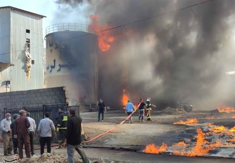 حریق گسترده در یکی از ساختمانهای ناایمن شهرری