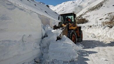 راه ارتباطی ۱۴ روستای محور کرج- چالوس بازگشایی شد