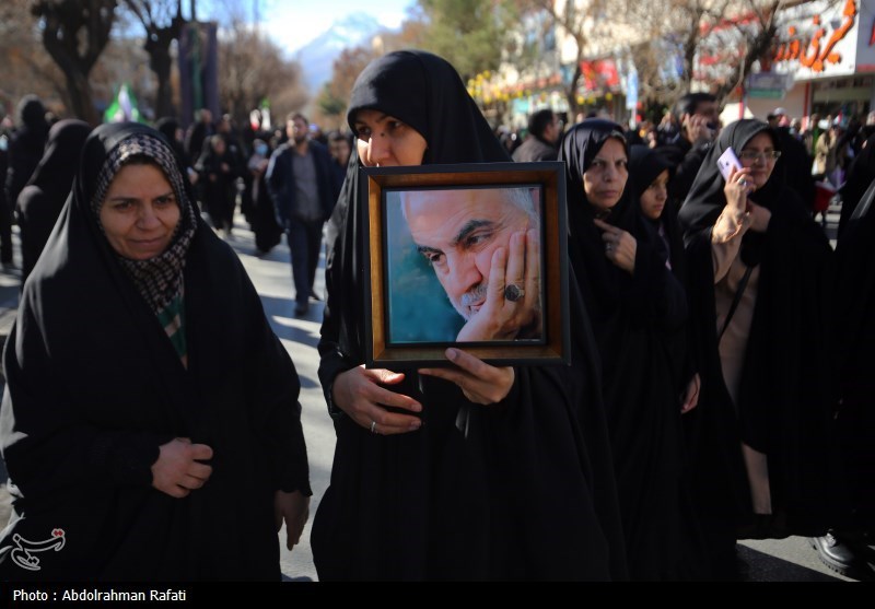 راهپیمایی همدانی‌ها در محکومیت حمله تروریستی کرمان + تصاویر