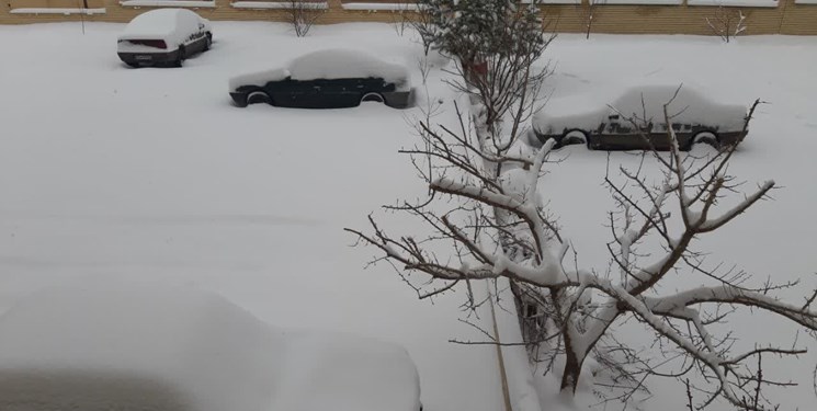 رکوردداری ورزقان با برف 40 سانتی متری در آذربایجان‌شرقی