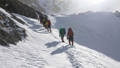 صعودهای بد موقع و دردسرساز کوهنوردان به ارتفاعات دنا+ تصاویر