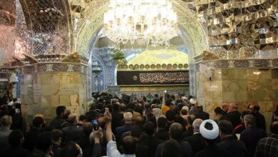 قم در سالروز شهادت امام هادی(ع) به سوگ نشست