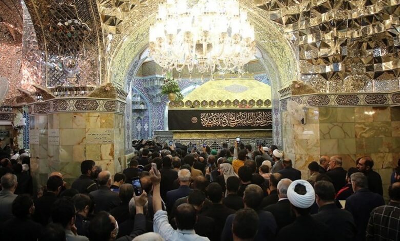 قم در سالروز شهادت امام هادی(ع) به سوگ نشست