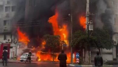 نجات ۲۰ نفر در حادثه آتش‌سوزی ساختمان سلمان فارسی ساری