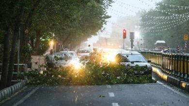 وزش باد شدید در جنوب تهران و برف و کولاک در ارتفاعات پایتخت