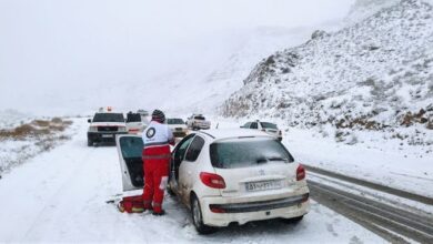 امدادرسانی هلال احمر به ۱۰۸ نفر در راه‌های گلستان