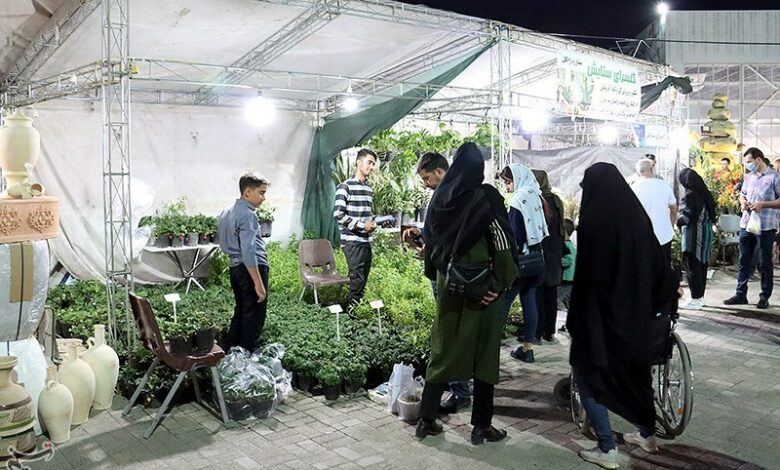 برپایی نمایشگاه گل و گیاه در بابل