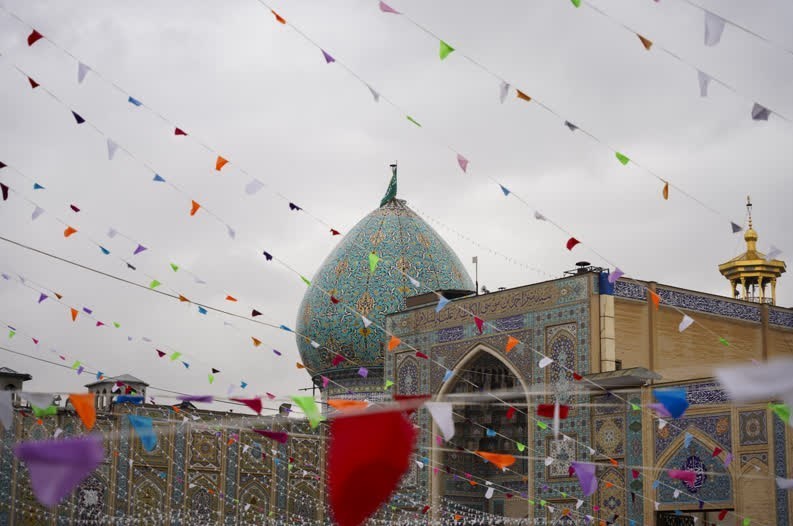 «حماسه حضور برای ظهور» در سومین حرم اهل‌بیت علیهم السلام + تصویر