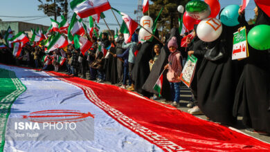 خروش وحدت در راهپیمایی سراسری ۲۲ بهمن