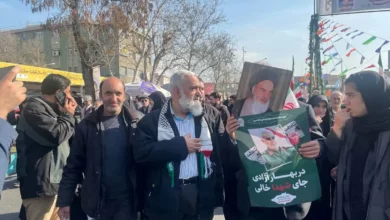 سردار نقدی در راهپیمایی سالروز پیروزی انقلاب اسلامی حاضر شد