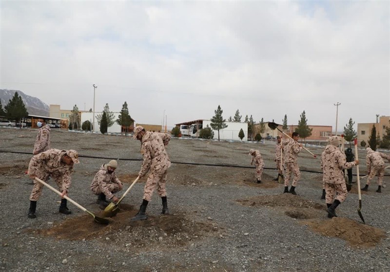 آیین درختکاری در شهرستان بیرجند برگزار شد + تصویر