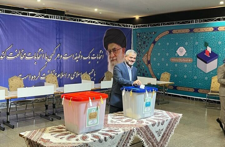 «القاصی مهر» رای خود را به صندوق انداخت