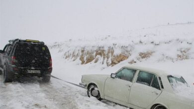 امدادرسانی به 280 خودروی گرفتار در برف در چهارمحال و بختیاری