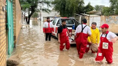 تداوم امدادرسانی متاثر از آبگرفتگی در خوزستان