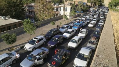 ترافیک سنگین جاده چالوس و آزادراه تهران – شمال