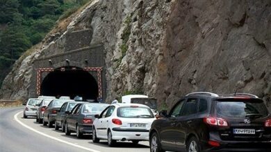 ترافیک پرحجم در محور کندوان؛ جاده یک طرفه می شود