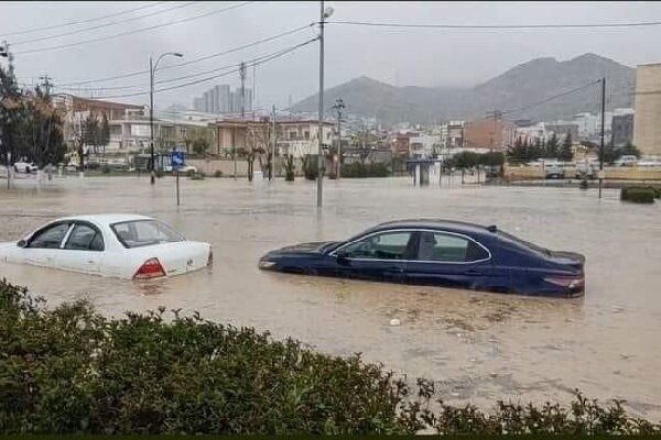 جان‌باختن ۲ نفر در سیل «دهوک» عراق+ فیلم