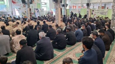 سومین روز شهادت علیرضا مؤذن در بیرجند برگزار شد + تصویر