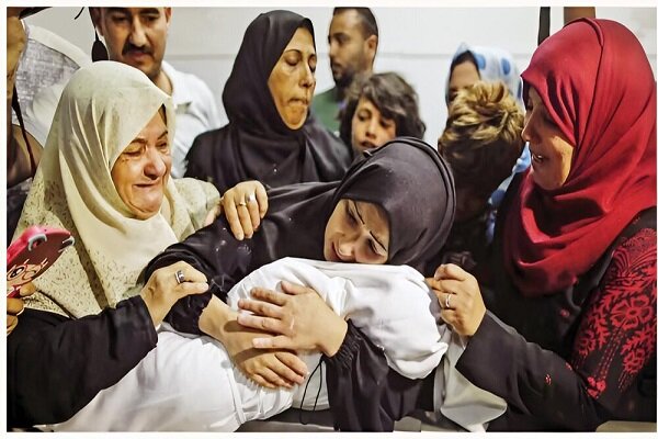 شهادت نوزاد ۲ ماهه فلسطینی بر اثر سوتغذیه