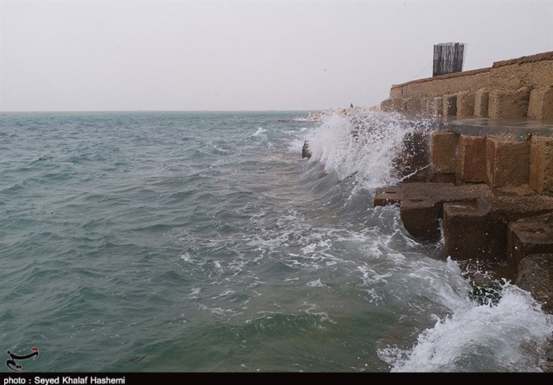 صدور هشدار دریایی در نوار ساحلی استان بوشهر +عکس