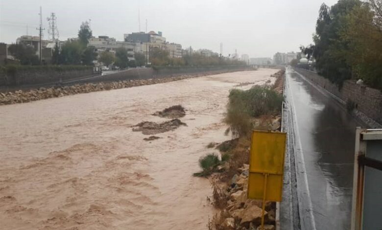 کنارگذرهای رودخانه خشک شیراز بسته شد