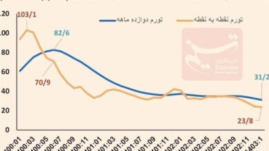 ادامه روند کاهشی تورم تولیدکننده+نمودار