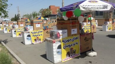 اهدای 27 سری جهیزیه به نوعروسان اسلامشهری