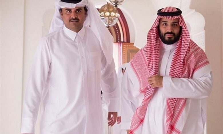 تاکید امیر قطر و بن سلمان بر لزوم آتش‌بس در غزه