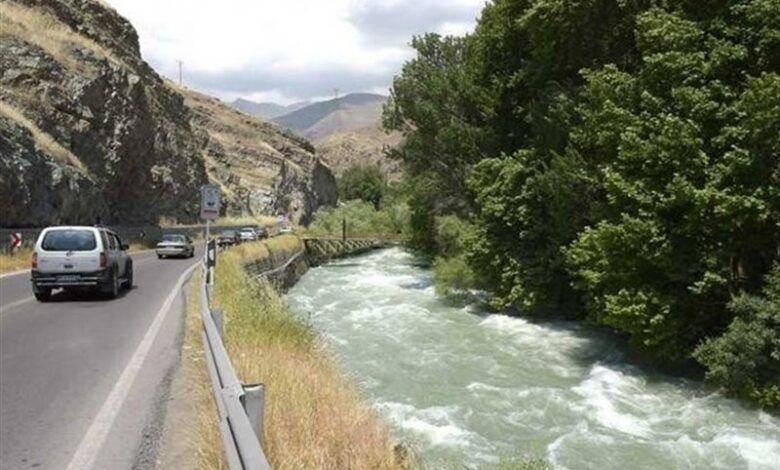 تردد روان و عادی در جاده چالوس