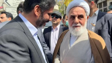 حجت‌الاسلام ناطق نوری در راهپیمایی روز قدس حاضر شد