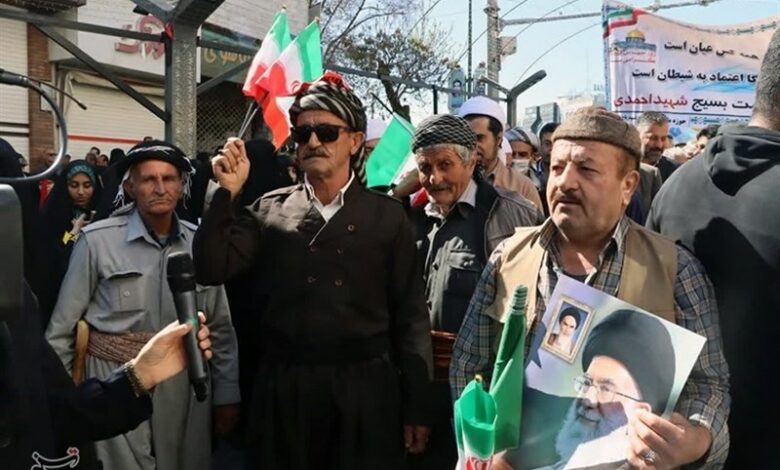 حضور پرشور مردم کردستان در راهپیمایی روز جهانی قدس + تصاویر