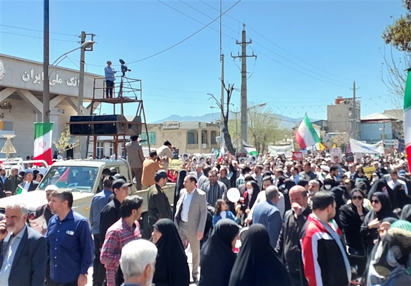 خروش کرمانشاهیان در راهپیمایی روز قدس+فیلم و تصویر