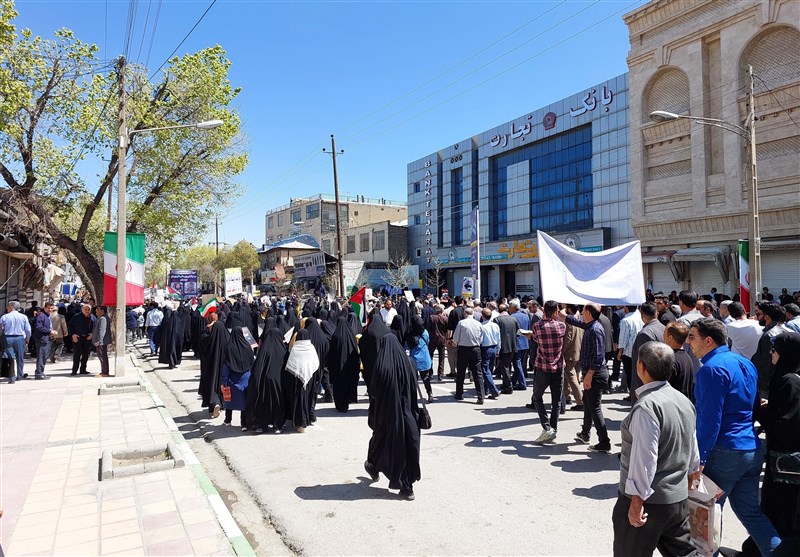 خروش کرمانشاهیان در راهپیمایی روز قدس+فیلم و تصویر