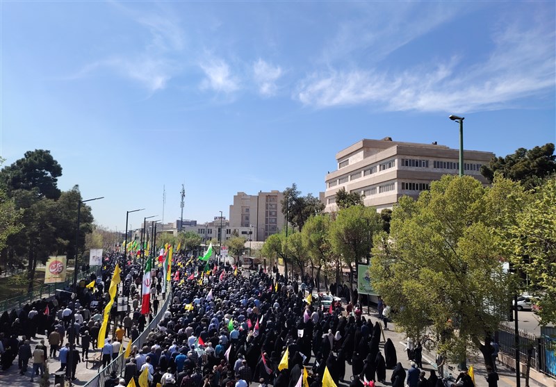 راهپیمایی پرشور مردم استان تهران در روز قدس