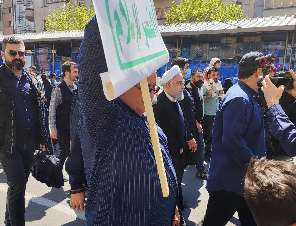 راهپیمایی روز قدس , علی اکبر ناطق نوری , محمدرضا فلاح زاده , 