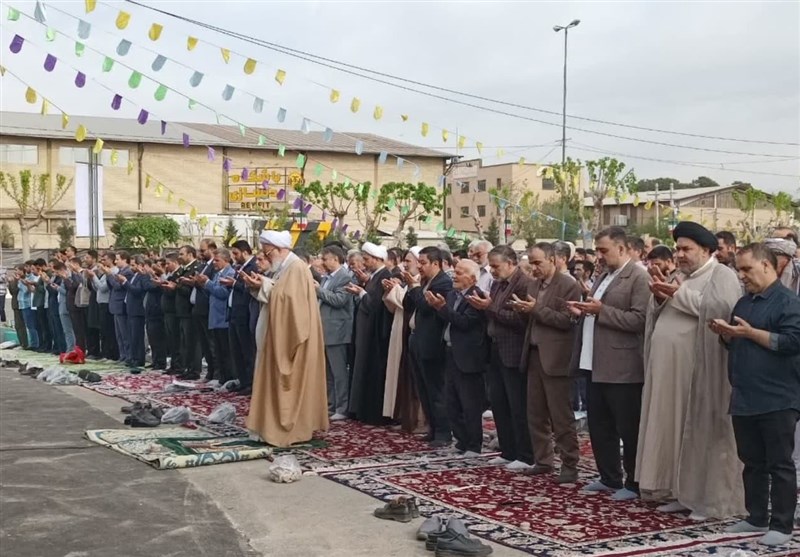 شکوه نماز عید فطر در شهرستان‌های استان تهران + تصاویر