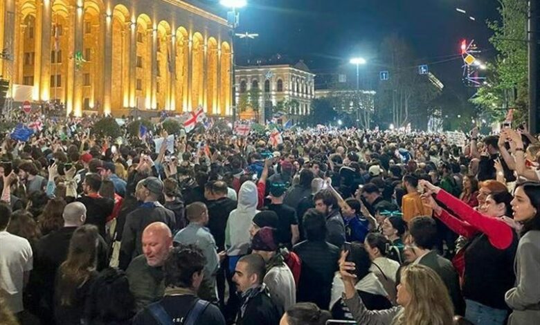 قصد رئیس جمهور گرجستان برای وتوی قانون "عوامل خارجی"