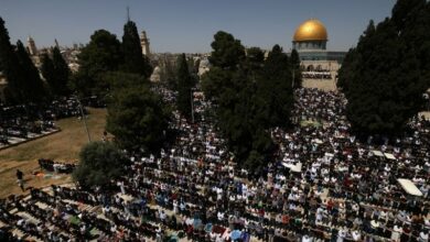 مشارکت 120هزار نمازگزار در آخرین جمعه رمضان در مسجدالاقصی