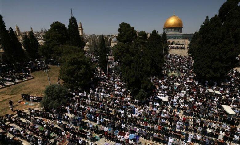 مشارکت 120هزار نمازگزار در آخرین جمعه رمضان در مسجدالاقصی