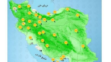 هواشناسی ایران 1403/01/22؛ رگبار باران در نیمه غربی کشور