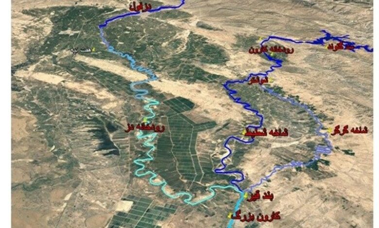 کمک تصاویر ماهواره‌ای به تدقین بیلان حوضه آبریز کارون بزرگ