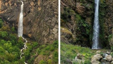 آبشار گویله؛ جاذبه بکر طبیعی و گردشگری ایران + فیلم